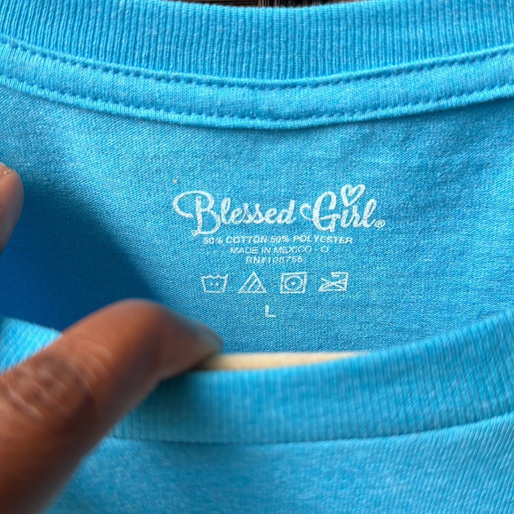 Blessed Girl T-shirt L - Picture 7 of 8